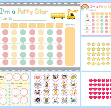 Potty learning and sleep support toolkit for toddlers by Sayang Sleep consultant Singapore.