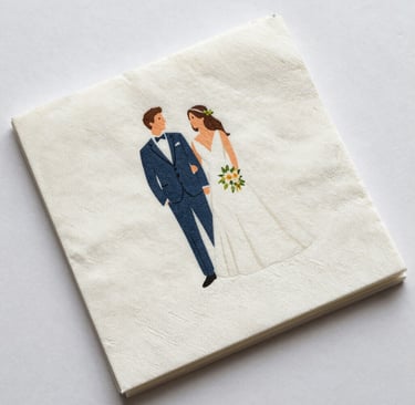 A restaurant menu displayed on a table.