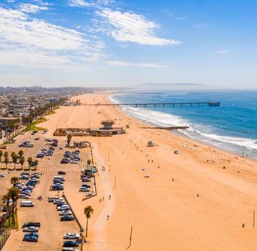 Tangier beach view on Morocco tour from Chefchaouen and Sahara routes