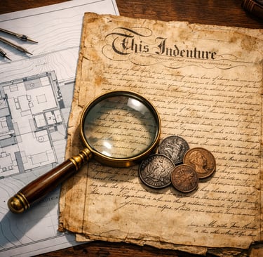 Escritura antigua y plano moderno: resolviendo problemas en el Registro de la Propiedad.