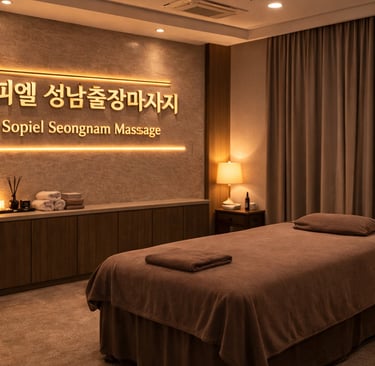소피엘 성남출장마사지 배드룸