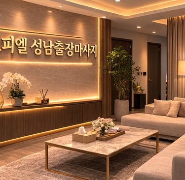 소피엘 성남출장마사지 마사지샵 내부