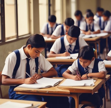 A teacher and student engaging with an interactive digital learning platform on a tablet.