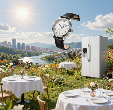 el tiempo es tirano hasta que te olvidas de ello frente a una deliciosa comida de A Tavola Majadahon