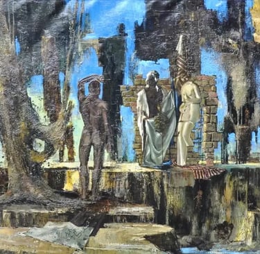 Tableau de René Hansoul "A définir"