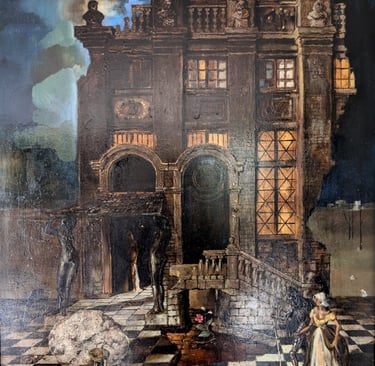 Tableau de René Hansoul "Sisyphe"