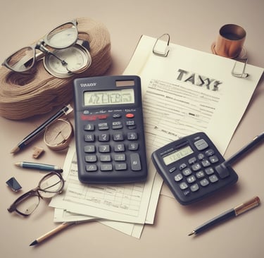 A notary stamping paperwork in a bright, welcoming office.