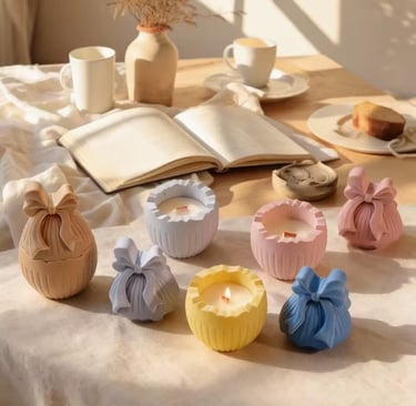 Bougies parfumées artisanale Œuf de Pâques