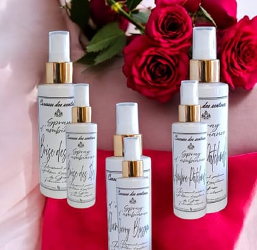 Sprays d'ambiances artisanales