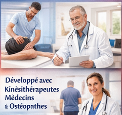 BoboLED Arthro Pulse conçu par des Kinésithérapeutes. Complément de soins.