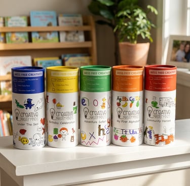 Scribbly Kids reusable drawing mats for toddlers promoting mess-free play and early learning