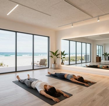 website design page tailored for a Ponte Vedra Beach yoga studio