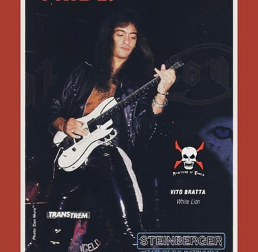 Vito Bratta playing a Steinberger
