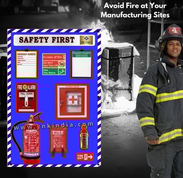 Avoid Fire at your manufacturing workplace, Fire safety shadow board