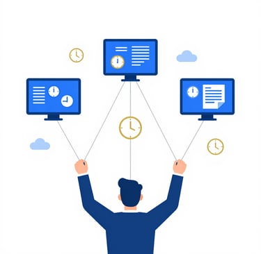 black blue and yellow textile