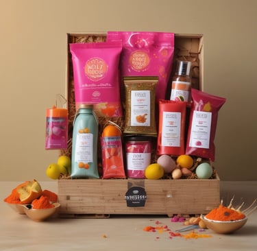 An elegant flat lay of a casual jogger set with a cozy top, styled with delicate accessories on a light background.