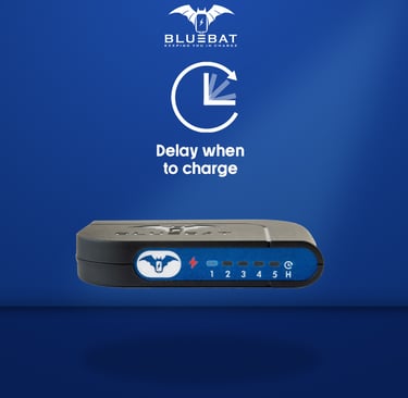 Charging Device | Bluebat BB101 for optimum charging. Timed and delayed charge with heat sensor