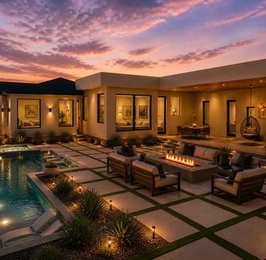 senda house backyard
