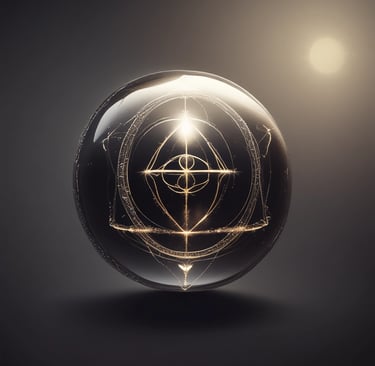 A serene image of a person meditating surrounded by glowing numerology symbols and cosmic patterns.