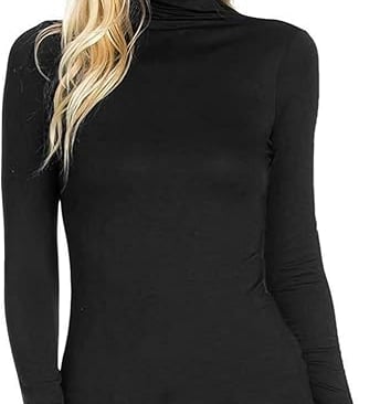 Ladies Polo Roll Neck Long Sleeve Jumpers