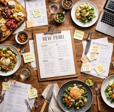 menu development session