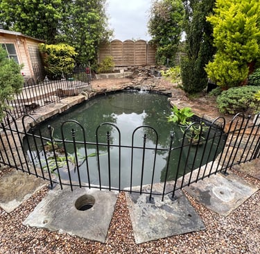backyard garden ponds makeover, pond liner changes, lifetime ponds ltd