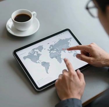 export market research and international buyer identification process