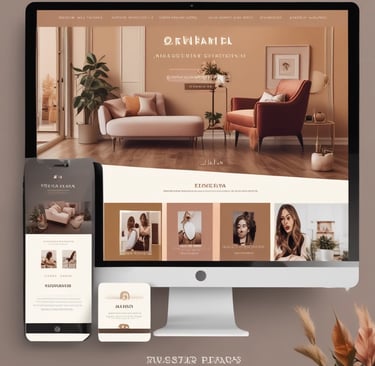 Corporate site design with interactive elements and a sleek, tech-inspired aesthetic.