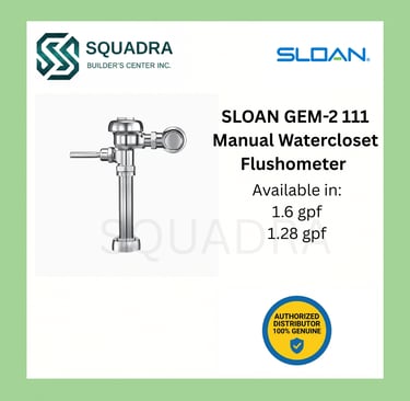 Sloan Gem Flush Valve