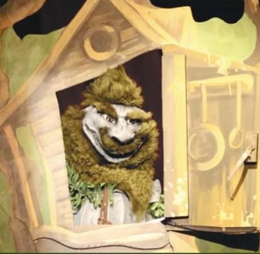marionnette à tige Troll