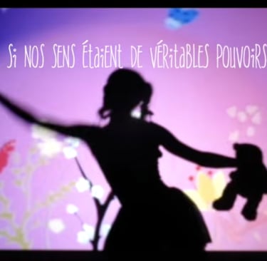 une petite fille découvre la magie de ses sens