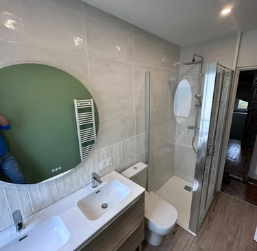 salle de bains neuve