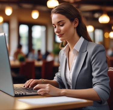 A reserved table setting with a sign and small tin.