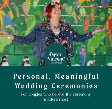 Dawn Vincent Celebrant Welcome Pack front cover
