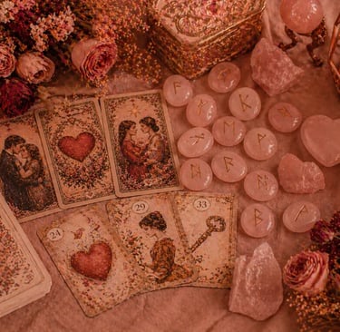 Consulta amorosa online com tarot, baralho cigano e runas via WhatsApp