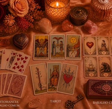 Consulta de cartomancia online: Tarot e Baralho Cigano.