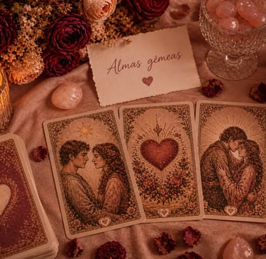 Consulta de tarot para identificar almas gêmeas e conexões de alma