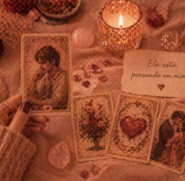 Tarot do amor online: descubra se ele está pensando em você agora.