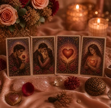 Consulta de tarot online revelando a verdade sobre o amor e sentimentos dele
