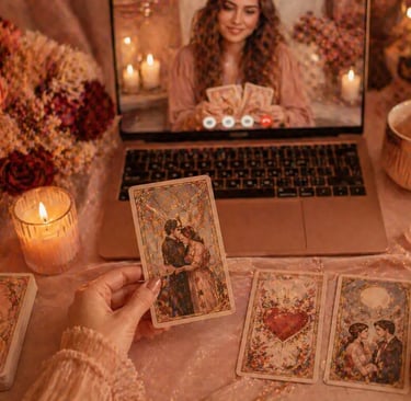 inicie sua consulta de tarot do amor online agora com tarólogo profissional