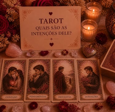 Tarot do amor: revelando as reais intenções dele e sentimentos ocultos