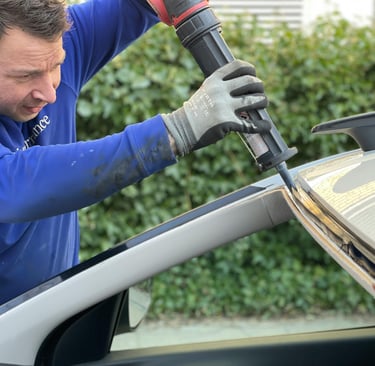 before and after windshield replacement Palm Bay Florida