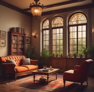 Bright living room with modern inventory