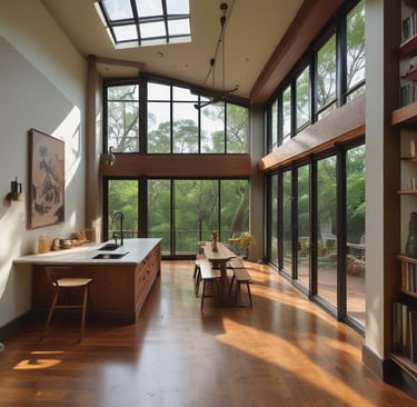 Bright living room with modern inventory