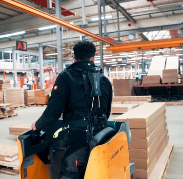 Egzoskeletai sandėliavime