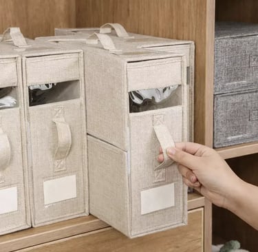 Caixa organizadora dobrável