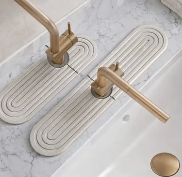 Tapete de pedra par atorneira