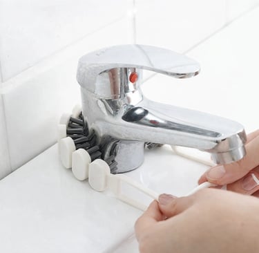 Escova de limpeza flexível