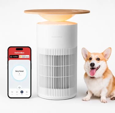 Mesa purificadora de ar