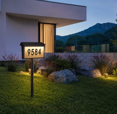 Placa residencial
